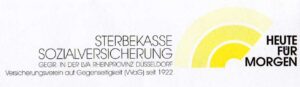 Sterbekasse Sozialversicherung- gegr. in der LVA Rheinprovinz - Düsseldorf